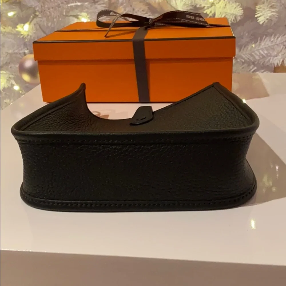 Hermès Evelyne 16 Bag (mini/TPM) Black and GHW